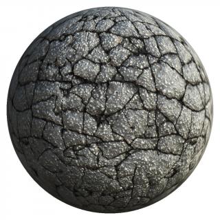 PBR Texture of Ground Asphalt 4K